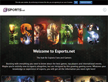 Tablet Screenshot of esports.net
