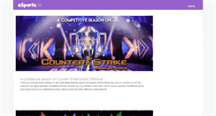 Desktop Screenshot of esports.fm
